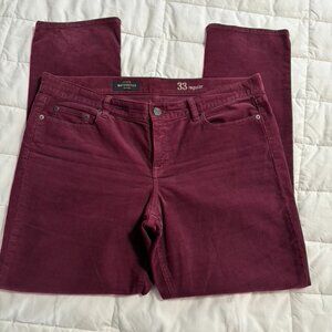 J.CREW Matchstick pants/cords